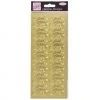 Anitas Stickers And Peeloffs Outline Stickers - Elegant Thank You - Gold