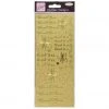 Anitas Outline Stickers - Thank You - Gold