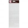 Anitas Anita's Outline Stickers - Small Numbers - Silver On White