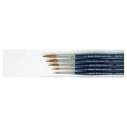 Artists Brushes Winsor & Newton Artists Sable Pointed Round 4 3 Artists Brushes Winsor & Newton Artists Sable Pointed Round 4