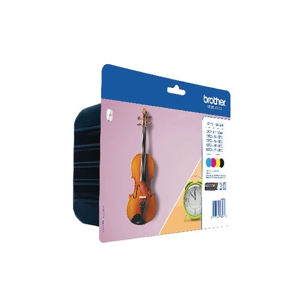 Brother LC-127XL Cyan/Magenta/Yellow/Black High Yield Inkjet Cartridges LC127XLVALBP 3 Brother LC-127XL Cyan/Magenta/Yellow/Black High Yield Inkjet Cartridges LC127XLVALBP