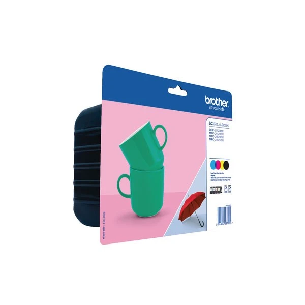 Brother LC-227XL/LC-225XL Cyan/Magenta/Yellow/Black High Yield Inkjet Cartridges Pk4 LC227XLVALBP 3 Brother LC-227XL/LC-225XL Cyan/Magenta/Yellow/Black High Yield Inkjet Cartridges Pk4 LC227XLVALBP