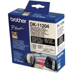 Brother Black On White Paper Multi Purpose Labels DK11204