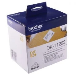 Brother Black On White Paper Shipping Labels DK11202