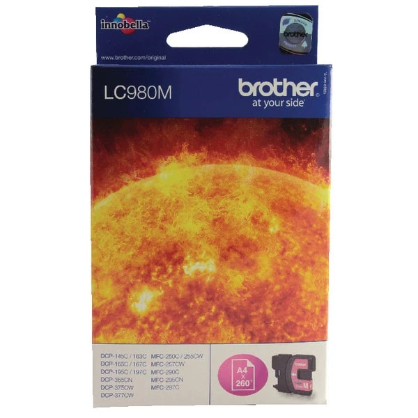 Inkjet Cartridges Brother LC980M Magenta Inkjet Cartridge 3 Inkjet Cartridges Brother LC980M Magenta Inkjet Cartridge