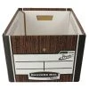 Filing & Folders Fellowes Bankers Box Premium Presto Classic Storage Box Woodgrain 7250501