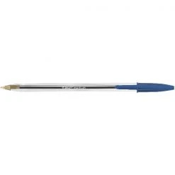 Bic Cristal Ballpoint Pen Medium Blue 837360 Writing Pens & Pencils
