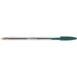 Bic Cristal Ballpoint Pen Medium Green 8373629