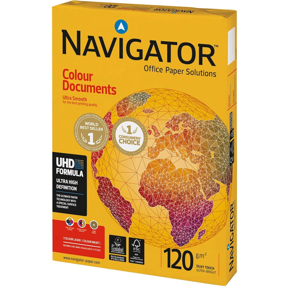 Navigator A4 Colour Documents 120gsm White NAVA4120 Paper 3 Navigator A4 Colour Documents 120gsm White NAVA4120 Paper