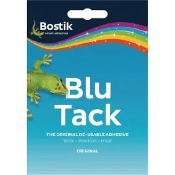 Glues & Adhesives Bostik Blu Tack Mastic Adhesive Handy Pack 60g