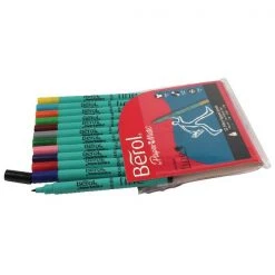 Writing Pens & Pencils Berol Colourfine Pen Assorted Water Based Ink CF12W12 S0376340