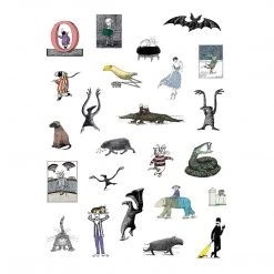 Pomegranate Notebooks And Journals Edward Gorey Sticker Book
