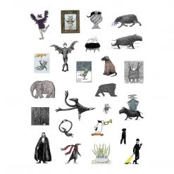 Pomegranate Notebooks And Journals Edward Gorey Sticker Book