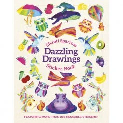 Pomegranate Activity Books For Children Shanti Sparrow: Dazzling Drawings Sticker Book