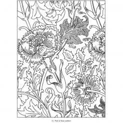 Pomegranate Adult Colouring Books William Morris Coloring Book