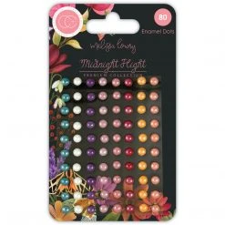 Craft Consortium Midnight Flight - Adhesive Enamel Dots Craft Embellishments