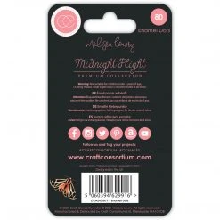 Craft Consortium Midnight Flight - Adhesive Enamel Dots Craft Embellishments