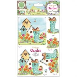 Craft Consortium Cottage Garden - 3d Decoupage Craft Embellishments