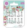 Craft Consortium Made By Elves - Metal Charms - Tools Craft Embellishments