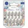 Craft Consortium Ocean Tale - Metal Charms - Seahorse Craft Embellishments 2 Craft Consortium Ocean Tale - Metal Charms - Seahorse Craft Embellishments