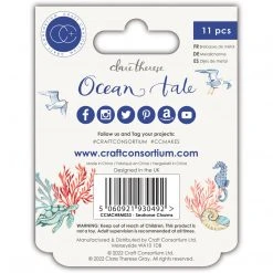 Craft Consortium Ocean Tale - Metal Charms - Seahorse Craft Embellishments 7 Craft Consortium Ocean Tale - Metal Charms - Seahorse Craft Embellishments
