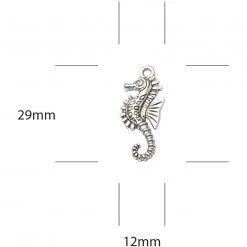 Craft Consortium Ocean Tale - Metal Charms - Seahorse Craft Embellishments
