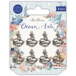 Craft Embellishments Craft Consortium Ocean Tale - Metal Charms - Anchors