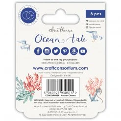 Craft Embellishments Craft Consortium Ocean Tale - Metal Charms - Anchors