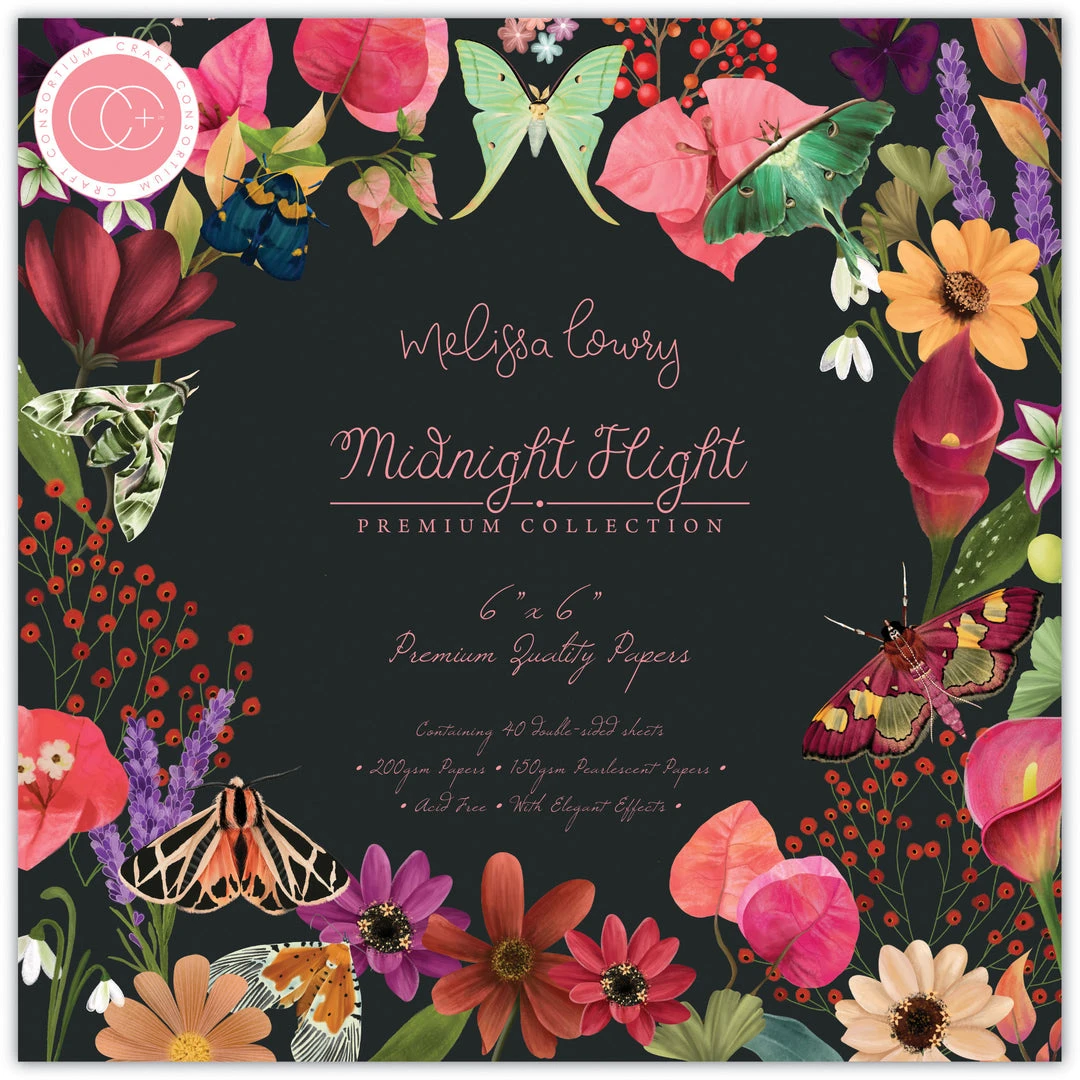 Paper And Card Craft Consortium Midnight Flight - 6x6 Paper Pad 3 Paper And Card Craft Consortium Midnight Flight - 6x6 Paper Pad