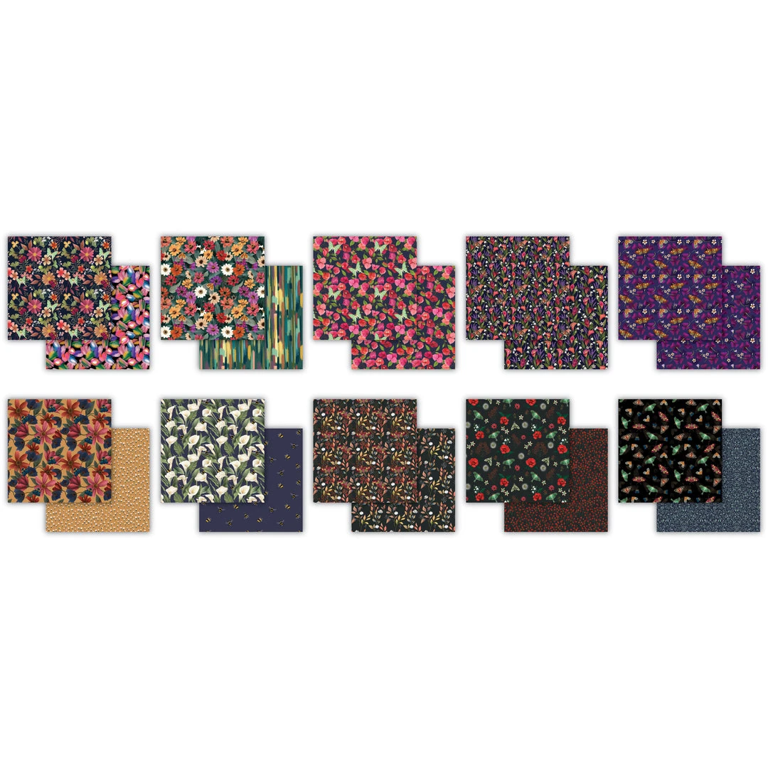 Craft Consortium Midnight Flight - 12x12 Paper Pad 6 Craft Consortium Midnight Flight - 12x12 Paper Pad