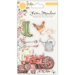 Craft Consortium Stamp Set - Farm Meadow Stamps, Stamping And Linocut