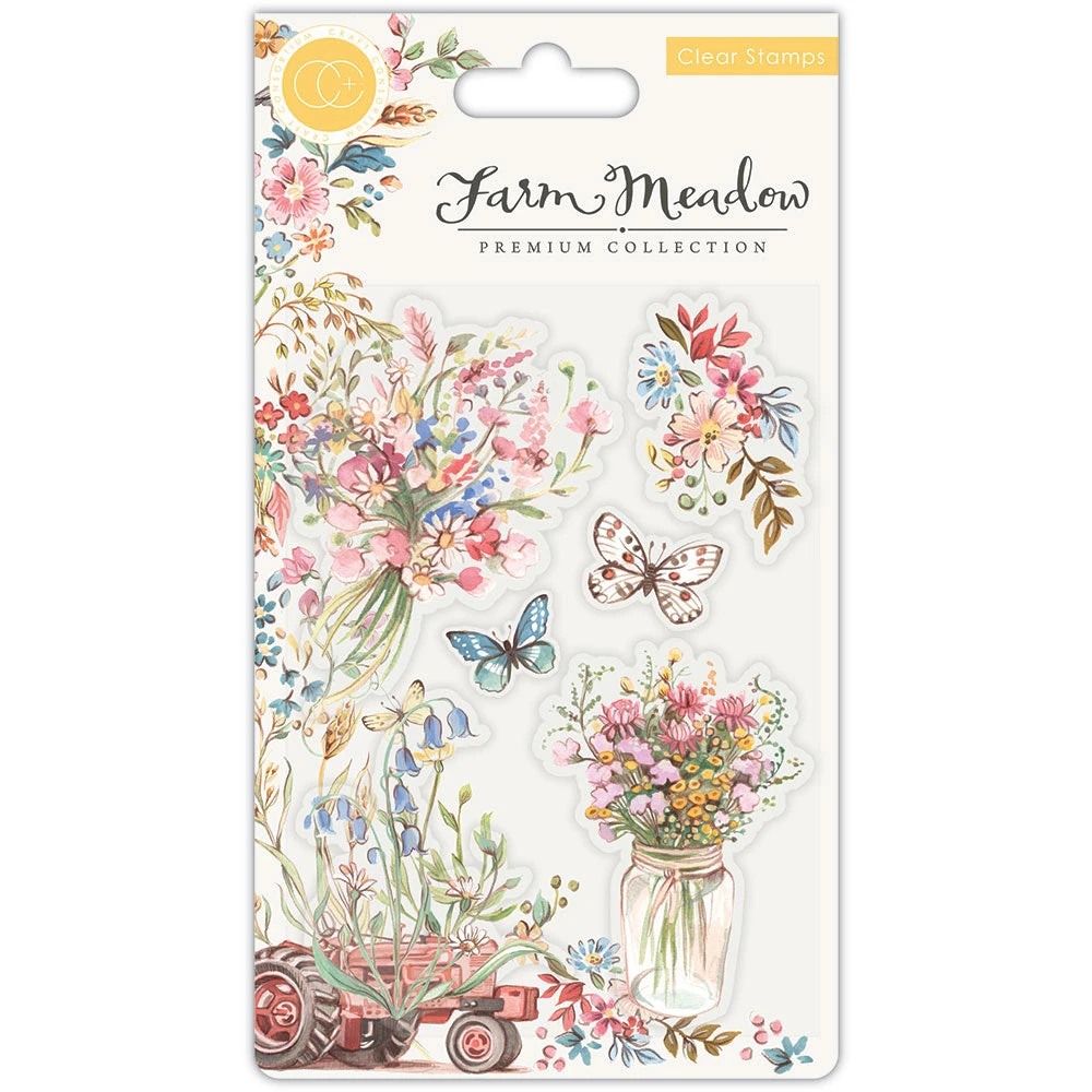 Craft Consortium Stamp Set - Florals 3 Craft Consortium Stamp Set - Florals
