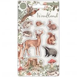 Craft Consortium Stamps, Stamping And Linocut Woodland Collection - Stamp Set - Woodland Animals