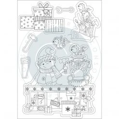 Craft Consortium Made By Elves - Stamp Set - Workshop Stamps, Stamping And Linocut