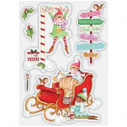 Craft Consortium Made By Elves - Stamp Set - Sleigh