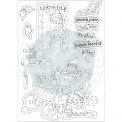 Craft Consortium Made By Elves - Stamp Set - Sleigh