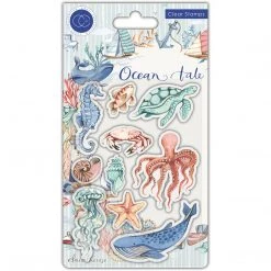 Stamps, Stamping And Linocut Craft Consortium Ocean Tale - Stamp Set - Sea Life