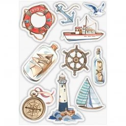 Stamps, Stamping And Linocut Craft Consortium Ocean Tale - Stamp Set - Adventure