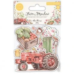 Craft Consortium Laser Cut Printed Wood Shapes Craft Embellishments