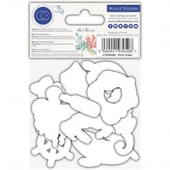 Craft Consortium Ocean Tale - Wood Shapes Craft Embellishments
