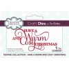 Creative Expressions Sue Wilson Mini Expressions Have A Warm And Cosy Christmas Craft Die Stamps, Stamping And Linocut