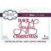 Creative Expressions Sue Wilson Mini Expressions Have A Joyful Christmas Stamps, Stamping And Linocut