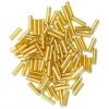 Craft Factory Bugle Beads 6mm: Gold
