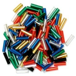 Craft Factory CLEARANCE Bugle Beads 6mm: Multi