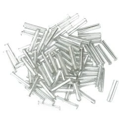 Craft Factory Long Bugle Beads 9mm: Silver CLEARANCE