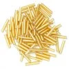 Craft Factory Long Bugle Beads 9mm: Gold CLEARANCE