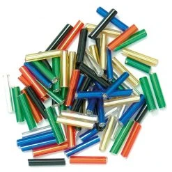 Craft Factory CLEARANCE Long Bugle Beads 9mm: Multi