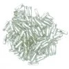 Craft Factory CLEARANCE Twisted Bugle Beads 7mm: Silver