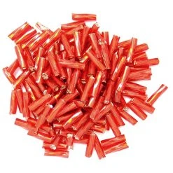 Craft Factory CLEARANCE Twisted Bugle Beads 7mm: Red