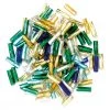 Craft Factory Twisted Bugle Beads 7mm: Multi